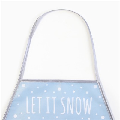 Фартук детский для творчества "Этель" "Let it snow", 49 х 39 см, 100% п/э