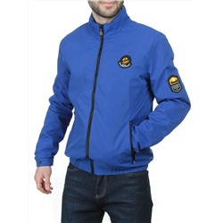 EM25057 BLUE Куртка-бомбер мужская демисезонная (100 гр. синтепон)
