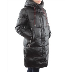 YR-956 BLACK Пальто зимнее женское АЛИСА (200 гр. холлофайбера)