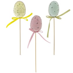 GAEM Изделие декоративное (вставка) "Яйцо пасхальное" (5*4,5*7), L5 W5 H25 см, 3в.