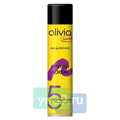 Лак для волос OLIVIA Trends Крутой локон 5 степень фиксации, 250 мл