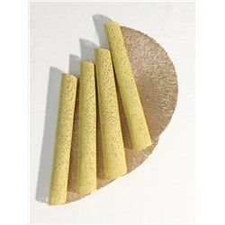 Салфетки сервировочные на стол Доляна «Соломка», d=38 см, 4 шт., золотые