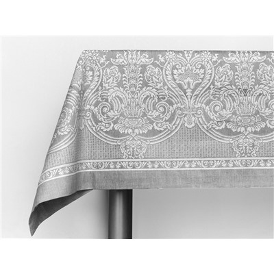 0с23-ЯК Скатерть 178*310 "Кардинал" цв.темно-серый