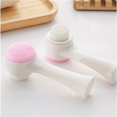Двусторонняя щетка-массажер для умывания лица