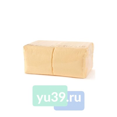 Салфетки "Оптимум" биг-пак, 24*24см, 1-слой, 1/400, шампань