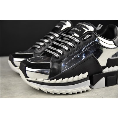 Кроссовки DOLCE & GABBANA Super king из натуральной кожи