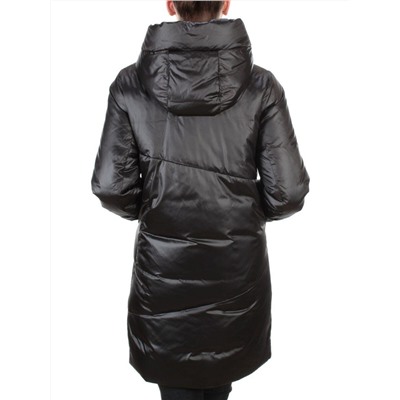 GWD21530P BLACK Пальто зимнее женское PURELIFE (200 гр .холлофайбер)