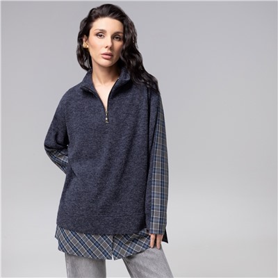 Свитшот утеплённый, Путешествие начинается (синяя туманность)