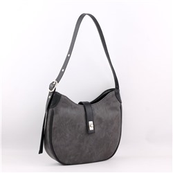 Сумка 328 македония серый+черный