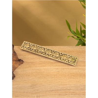 Подставка под благовония «Два полумесяца», 22 см, алюминий