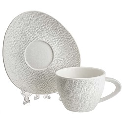 Чайный набор 4 предмета 200 мл AK4-0002 "FLAT WHITE collection" в подарочной коробке