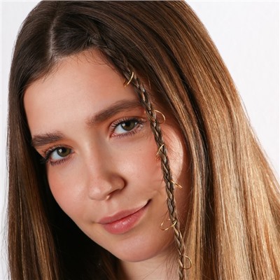 Заколки пирсинг для волос «Будь собой», 6 шт.