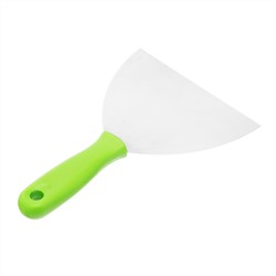 Шпательная лопатка из нержавеющей стали, 150 мм, пластмассовая ручка Сибртех