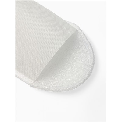 Тапочки одноразовые, антикризисные, подошва 4 мм, белые, 42 р.