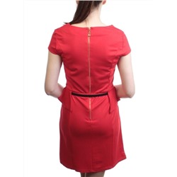1609 RED Платье женское (90% хлопок, 10% полиэстер)