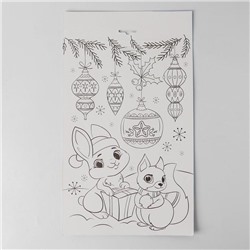 Игрушка развивающая «Весёлые липучки. Новогодний счёт» МИНИ