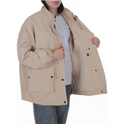 3089 BEIGE Куртка демисезонная женская (100 гр. холлофайбер)