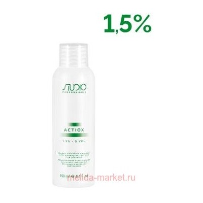 Kapous Окислительная эмульсия с экстрактом женьшеня и рисовыми протеинами ActiOx 1.5% 150мл