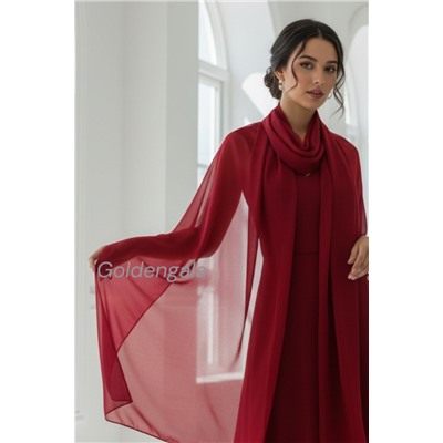 Шарф шифоновый однотонный Арт 0984/10