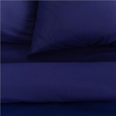 Постельное бельё Этель 2 сп «Синяя пыль» 175×215, 200×220, 70×70-2 шт, поплин 125 г/м²