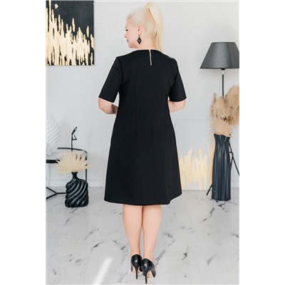 Платье ASV 2444 серо-чёрный