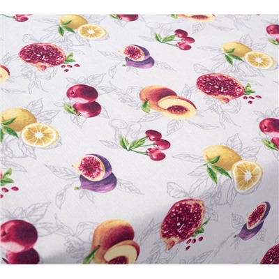 Скатерть рогожка Спелые фрукты 1 Текс-Дизайн