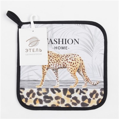 Прихватка Fashion home, 19×19 см,100% хлопок, саржа, ватин 250 г/м²