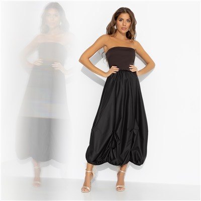 Юбка с эффектной драпировкой, Талия решает (черная)