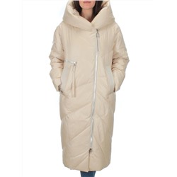 22-185 LT. BEIGE Пальто зимнее женское (200 гр. холлофайбер)