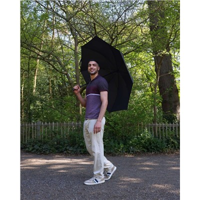 S942-01 Caddie Golf Black (Черный) Зонт мужской гольфер Fulton