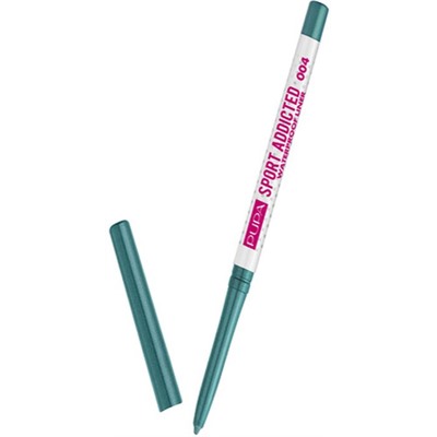 2 PUPA Карандаш для  ВЕК   "SPORT ADDUCTED WATERPROOF LINER" т.004 Спортивный изумрудный