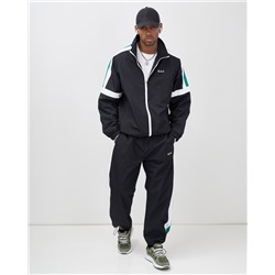 Спортивный костюм мужской весна-лето черного цвета 25736Ch