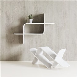 Полка настенная Montage, белая