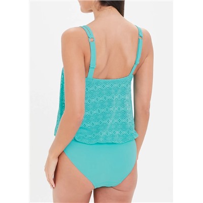 Lace Overlay Swimsuit