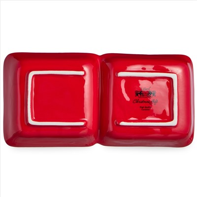 МЕНАЖНИЦА 2 СЕКЦИИ КОЛЛЕКЦИЯ "CHRISTMAS GIFT" 22*11*10,5 СМ