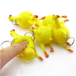 Брелок антистресс Курица с яйцом
