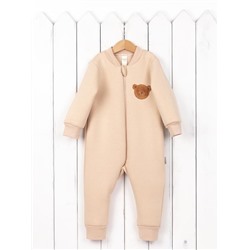 Комбинезон на стопе Baby Boom К381/4-Ф Мишка молочно-бежевый