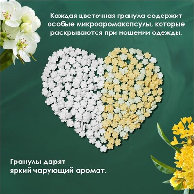 Парфюм-кондиционер для стирки в цветочных гранулах Comfort, 25 гр.  ГРУШЕВЫЙ ЦВЕТОК