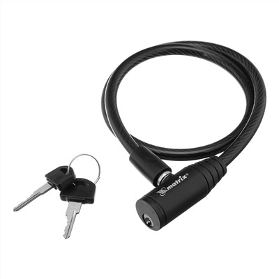 Замок тросовый универсальный, 8 х 650 мм Matrix