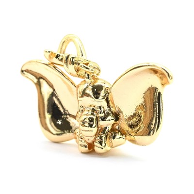 Подвеска Слоник 15*19мм, золотистая.