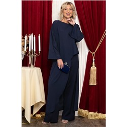 Блуза Лестия (синяя) Б14740-16М