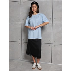 Футболка "Базовая" Голубой женская