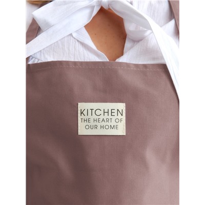 Фартук Этель Kitchen 60х70 см, цв. сиреневый, 100% хл, саржа 220 г/м2