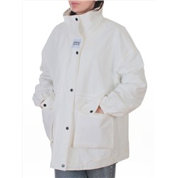 3089 WHITE Куртка демисезонная женская (100 гр. холлофайбер)