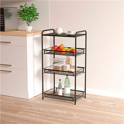 Этажерка "Ладья 34С" (LADYA 34С storage rack) (Черный) Э558 Ч