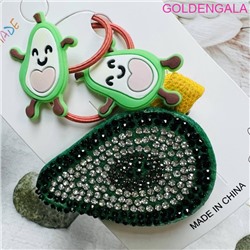 Набор детских аксессуаров для волос Авокадо (Зажим-уточка и 2 резинки) НД1 тип 5