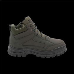 Ботинки на меху Н966-7 хаки