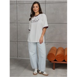 Футболка "Душа" Экрю женская