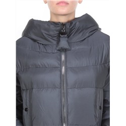 2116 DARK GRAY Пальто зимнее женское MELISACITI (200 гр. холлофайбера)