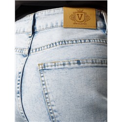 Прямые джинсы из эластичного денима